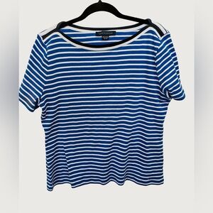 TOMMY HILFIGER | Blue and white striped Woman’s Top